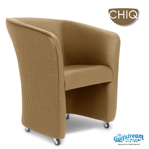 Gulfstream- Chiq Quilted Tube Chair -Salon Furniture