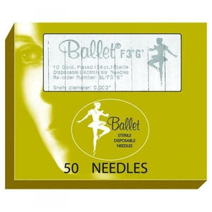 Depilatory - Ballet Gold Electrolysis Needles - Breizh Esthetic & Salon Supply