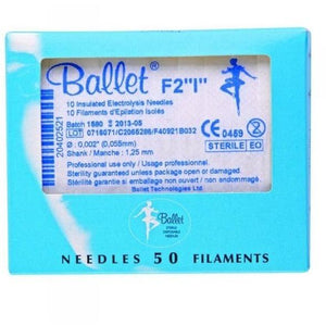 Depilatory - Ballet Insulated Electrolysis Needles - Breizh Esthetic & Salon Supply