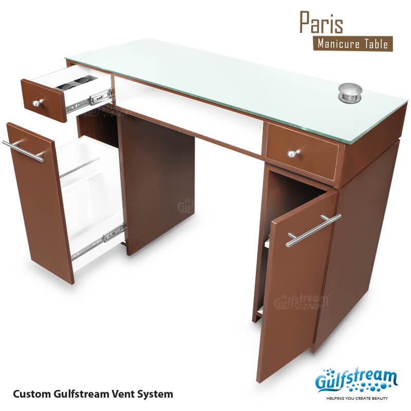 Gulfstream- Paris Single Nail Table -Salon Furniture