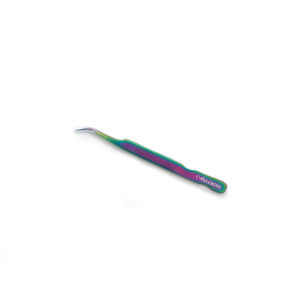 LipSkin - Alluring Curved Rainbow Tweezers